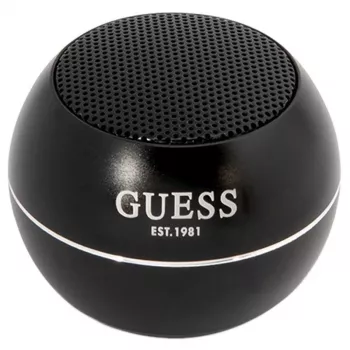 Nešiojamas garsiakalbis Guess Mini Bluetooth garsiakalbis 3W juodas