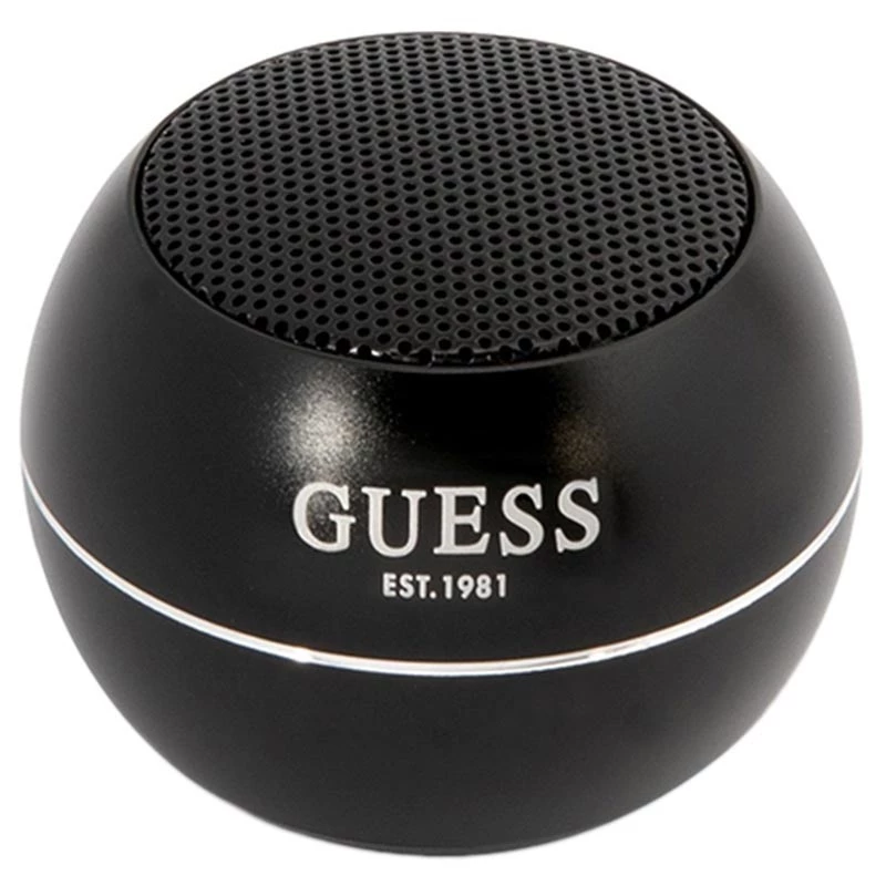 Nešiojamas garsiakalbis Guess Mini Bluetooth garsiakalbis 3W juodas