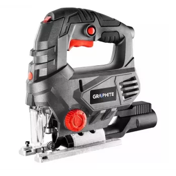 Dėlioninis pjūklas 650W Graphite, 0–3100 dūžių per minutę, su nešiojamu dėklu