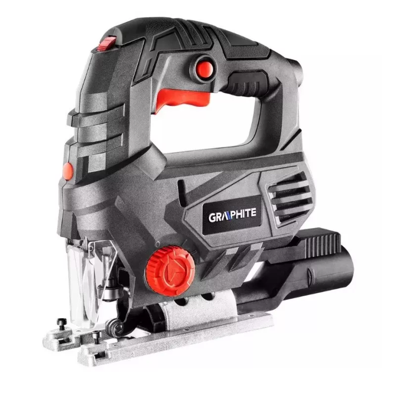 Dėlioninis pjūklas 650W Graphite, 0–3100 dūžių per minutę, su nešiojamu dėklu