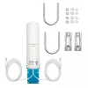 Lauko įvairiakryptė 4G LTE antena QOLTEC 57044, 5 dBi, 600–2700 MHz, 50 W, 50 Ω, baltas varinis korpusas