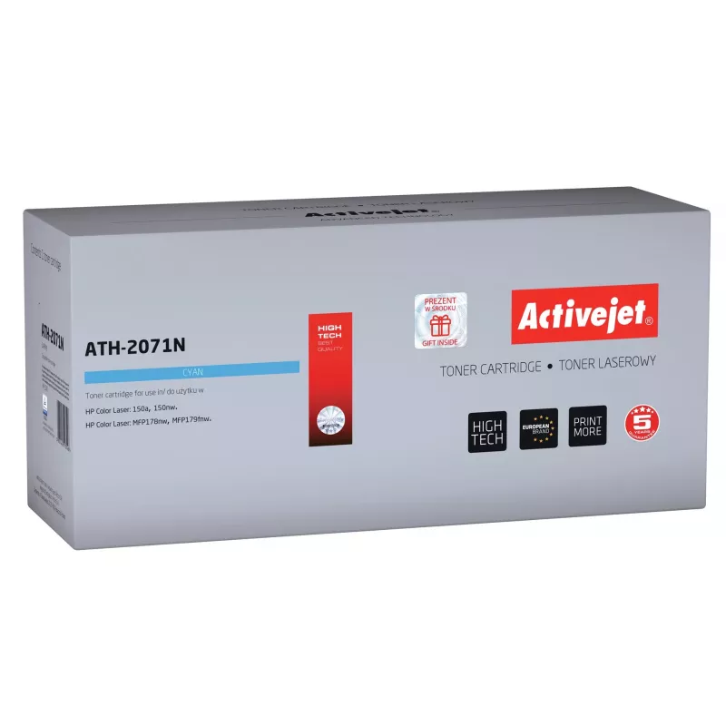 Activejet ATH-2071N toneris (pakaitalas HP 117A W2071A; 2071A; Supreme; 700 puslapių; žydras)