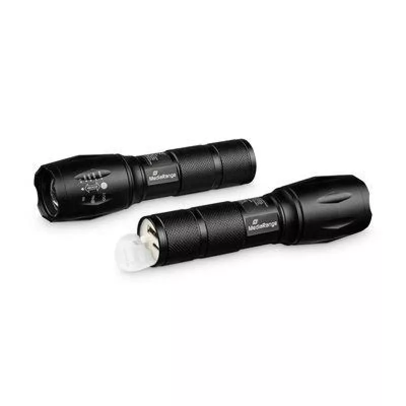 Rankinis žibintuvėlis MediaRange MR735 juodas LED 10W USB įkraunamas