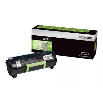 Tonerio kasetė Lexmark 502 1500 puslapių Juoda
