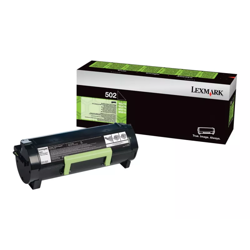 Tonerio kasetė Lexmark 502 1500 puslapių Juoda