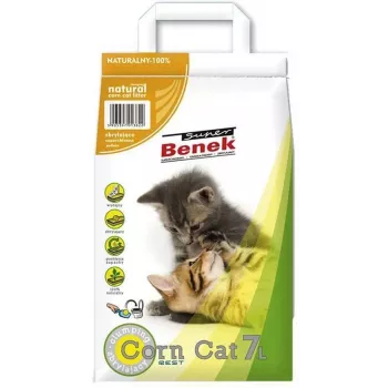 Kačių kraikas Super Benek CERTECH Super Benek CORN 4,4 kg, 7 l, greitai sugeriantis, kvapo šalinimas