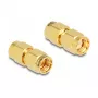 DeLOCK adapteris RP-SMA kištukas į RP-SMA kištuką 9 mm skersmuo 18,9 mm plotis