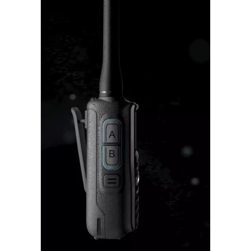 Rankinis racija Baofeng UV-5R EU su USB-C, Bluetooth, VHF/UHF (136–174 MHz), FM 65–108 MHz, 5 W, 1600 mAh, LCD, LED žibintuvėlis