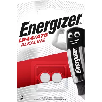 Energizer šarminės specialios baterijos LR44/ A76, 2 vnt., 1,5V