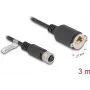 Tinklo kabelis DeLOCK M12 80454 RJ45 Cat5e 3m juodas