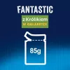 Šlapias kačių maistas Felix PURINA pakelis 85 g — suaugusiems triušio skonio, 82% drėgmės, 11,5% baltymų