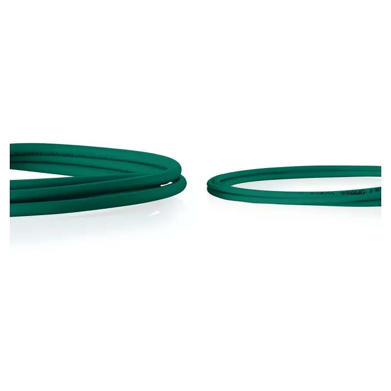 komutacinis kabelis CAT 6 U-UTP plonas, DIGITUS DK-1618-010S-G-10 — 1 m, žalias, pakuotėje 10 vnt.