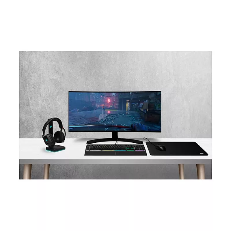Žaidimų klaviatūra Corsair K55 Pro RGB (juoda) FR