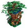 LEGO rinkinys LEGO IDEAS 21318 Medžio namelis 3-in-1 — modulinis namelio medyje modelis, kelių versijų rinkinys
