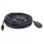Equip 133347 USB kabelis USB 3.2 Gen 1 (3.1 Gen 1) 10 m USB A Juoda