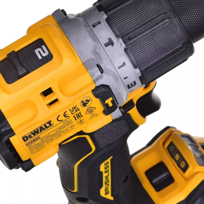 GRĄŽTAS-SUKTUVAS Dewalt DCD805P2T 18V 2X5,0AH BL Tstak