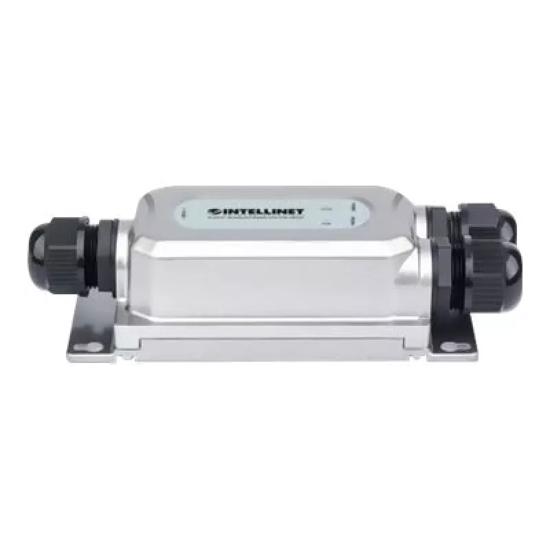 Intellinet lauko antivandalinis Gigabit PoE++ injektorius, vienas 60 W prievadas, atitinka IEEE 802.3bt (4PPoE), IP67 atsparus vandeniui, IK10 antivandalinis, metalinis korpusas