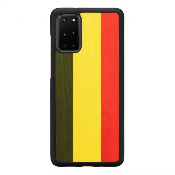 Apsauginis telefono dėklas Man and Wood Galaxy S20+ reggae Juoda