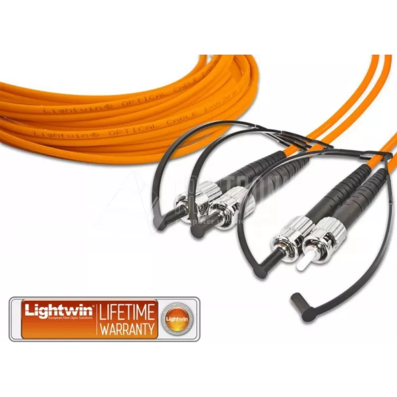 Lightwin LDP-50 ST-ST 3.0 OM2 šviesolaidinis kabelis 3 m oranžinis (LDP-50 ST-ST 3.0 OM2)