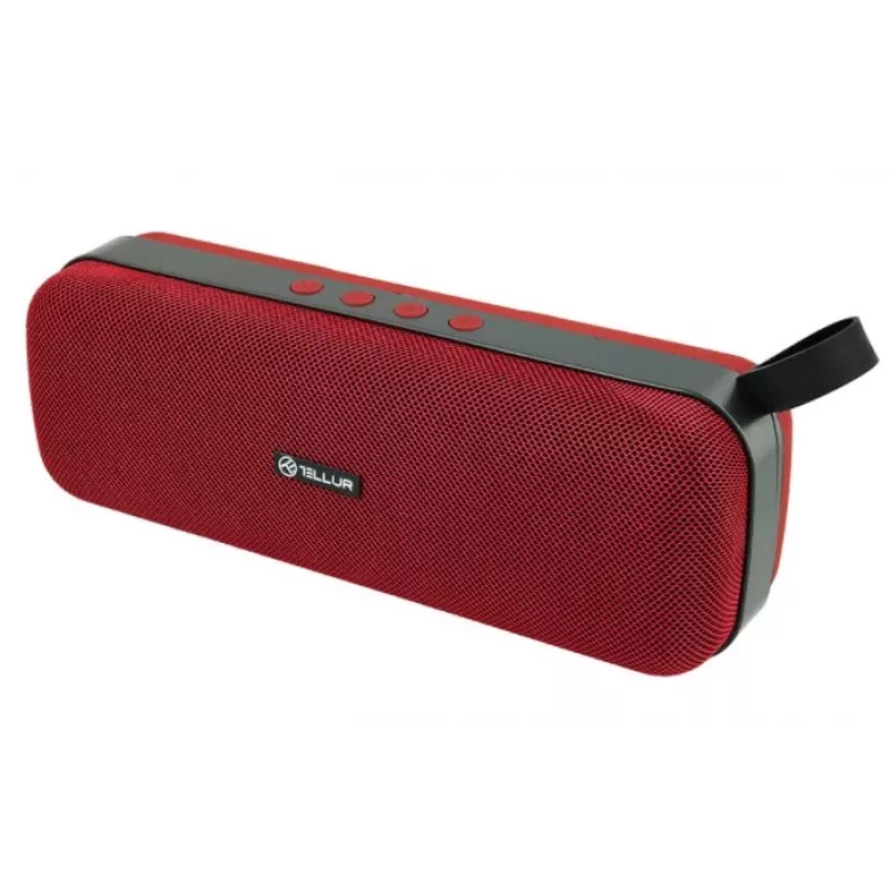 Nešiojamas garsiakalbis Tellur Bluetooth Speaker Loop 10W raudonas
