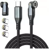 USB-C laidas 4smarts GravityCord 240W 1,8 m – USB-C į USB-C didelės galios įkrovimas ir duomenų perdavimas