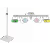 LED lazerinės juostos rinkinys EUROLITE KLS su garsiakalbių stovais BPS-3, baltas
