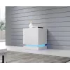 Naktinio staliuko apšvietimas cama meble QIU, 2 vnt., RGB, montuojamas ant paviršiaus, maitinamas kintamąja srove