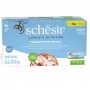 Šlapias kačių ėdalas Agras Pet Foods Schesir Tunas su jūros ešeriu drebučiuose, 6 × 50 g (300 g), suaugusioms katėms