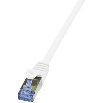 Tinklo kabelis LogiLink 10m Cat.6A RJ-45 S/FTP baltas