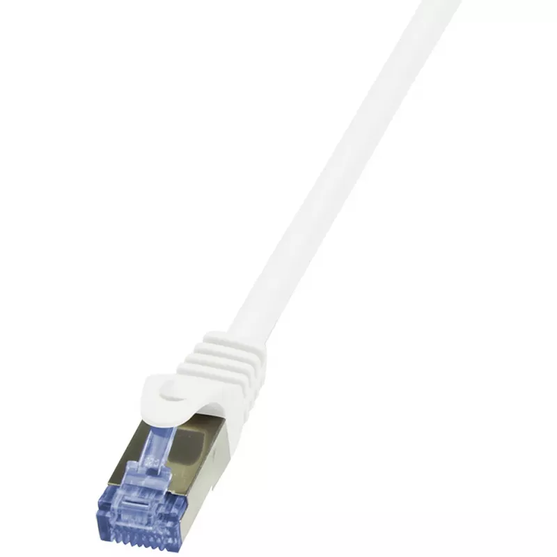 Tinklo kabelis LogiLink 10m Cat.6A RJ-45 S/FTP baltas