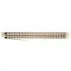 Tripp N254-048-SH-6A 48 prievadų 1 HE stelažinis montavimas ekranuotas Cat6a STP Feed-Through skirstomasis skydas - RJ45 Ethernet - TAA - 10 Gigabit Ethernet - RJ-45 - Cat6a - sidabrinis - baltas - stelažinis