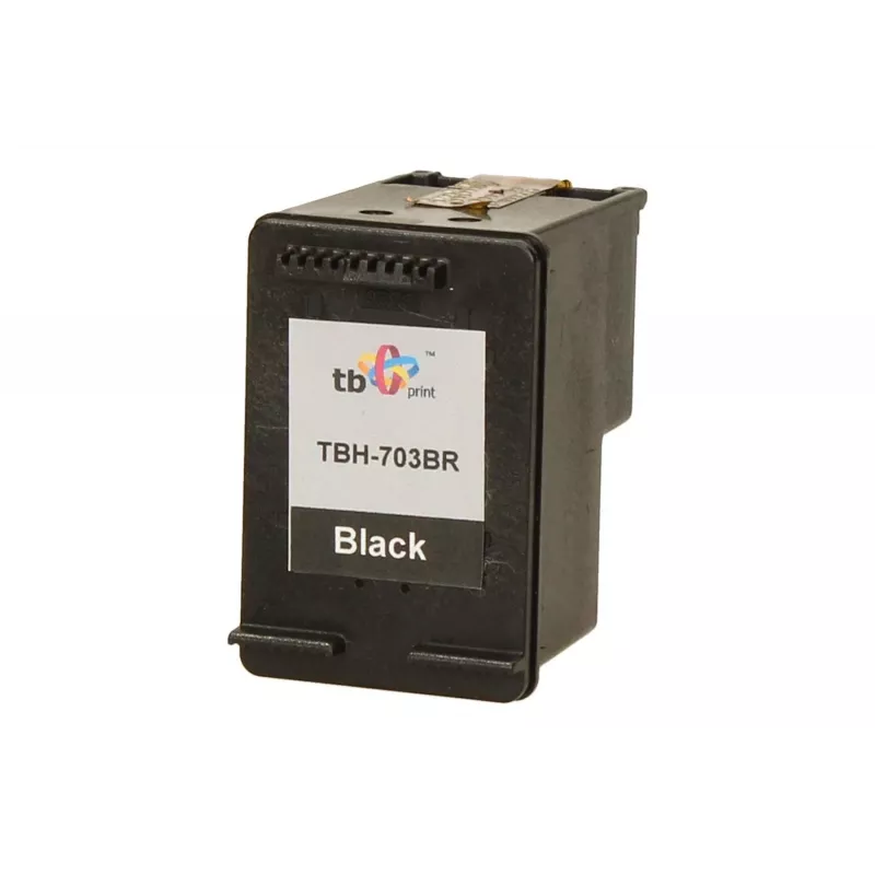Print, Cartucce, Ink HP DJ D730/F735 Juoda perdirbta TBH-703BR (HP Nr. 703 CD887AE)