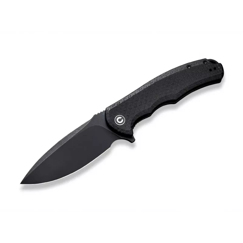CIVIVI Praxis peilis 9Cr18MoV Micarta Visiškai juodas