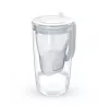 Vandens filtro ąsotis BRITA Glass+1 Maxtra Pro pilkas, 2,4 L bendras / 1,5 L filtruoto, Maxtra Pro PP filtras
