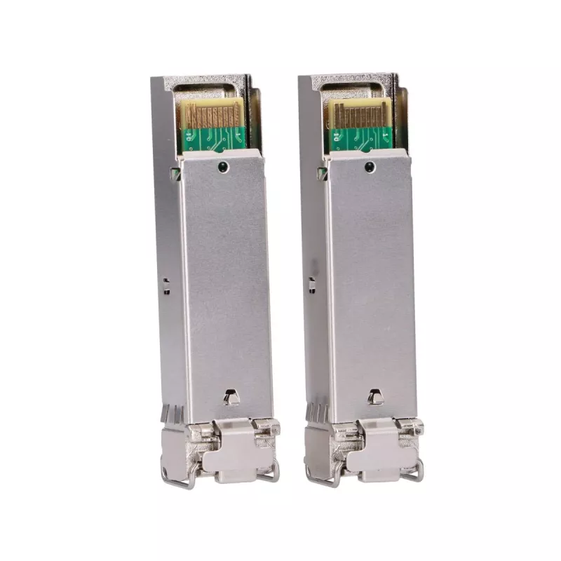 Extralink SFP 1,25G modulis, 2 vnt. pakuotėje, 1,25 Gbps, LC/UPC, 1310 nm, 20 km, vienmodis, DOM