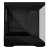Kompiuterio korpusas Lian Li Vector V100 Midi Tower — juodas su permatomu skydeliu, palaiko 3×120 mm šoninius + 1×120 mm galinį ventiliatorius, 3,5 colio HDD, 2,5 colio SSD, 235,5×446×484,6 mm