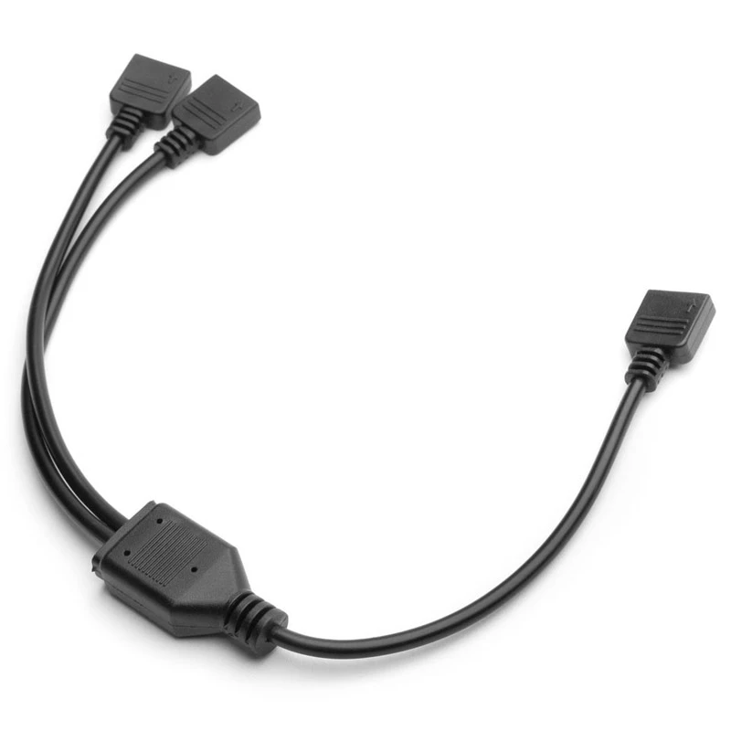 RGB skirstytuvo laidas EK Water Blocks Loop D-RGB 2 krypčių juodas 5V