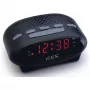 LENCO ICR-210 FM radijo laikrodis ir radijo žadintuvas, juodas