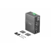 TP-Link IES206GPP tinklo komutatorius Valdomas Gigabit Ethernet (10/100/1000) Power over Ethernet (PoE) Juodas
