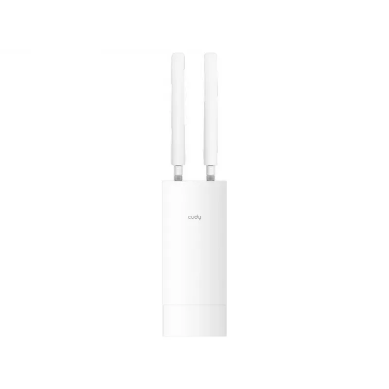 Lauko prieigos taškas Cudy AP3000 Outdoor — Dviejų juostų 2,4/5 GHz, IP65, PoE, 1x RJ-45, 2× išorinės RP‑SMA antenos