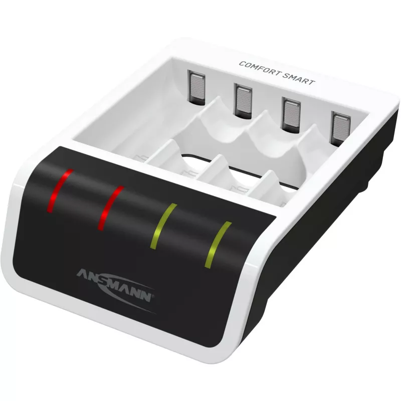 Baterijų įkroviklis Ansmann Comfort Smart buitiniams akumuliatoriams USB