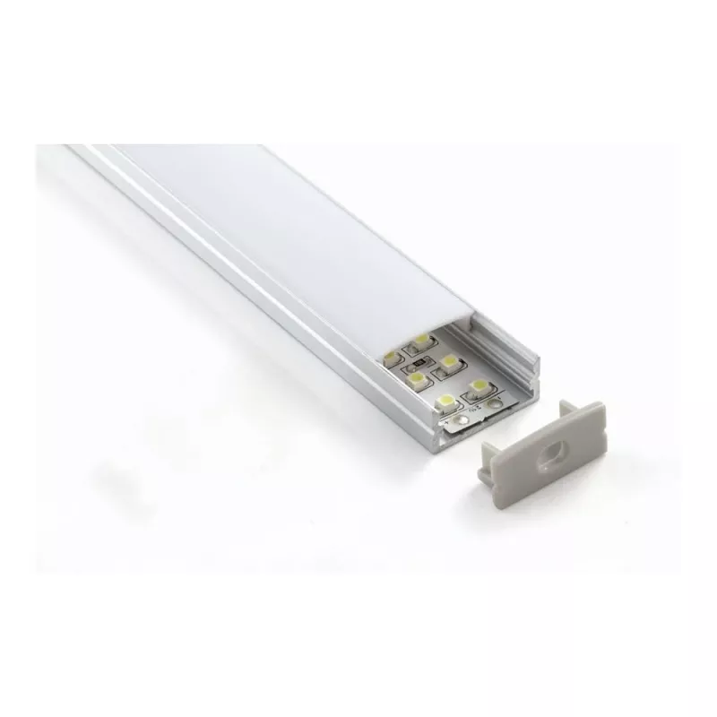 S21-LED-PR20142, profilis, baltas, aliuminis, LED, 23,5 mm, 2000 mm