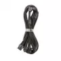 CableMod C-Series Pro jungiamasis laidas - Variant A, 90°, 16 kontaktų į 4x8 kontaktų PCIe, juodas