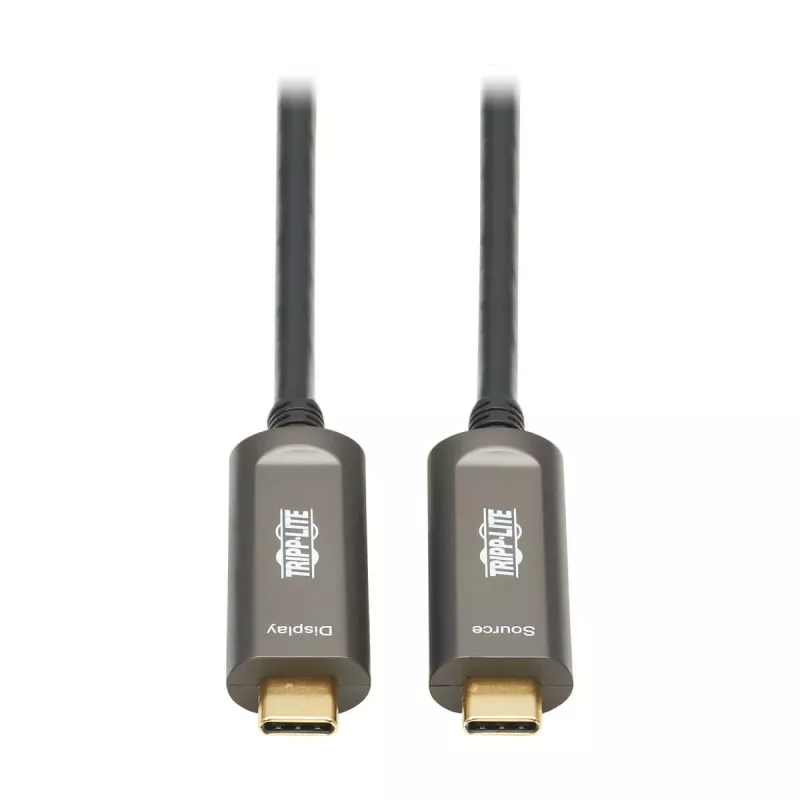 Tripp Eaton Tripp Lite Series USB-C į USB-C plenumo klasės šviesolaidinis aktyvus optinis kabelis (AOC)