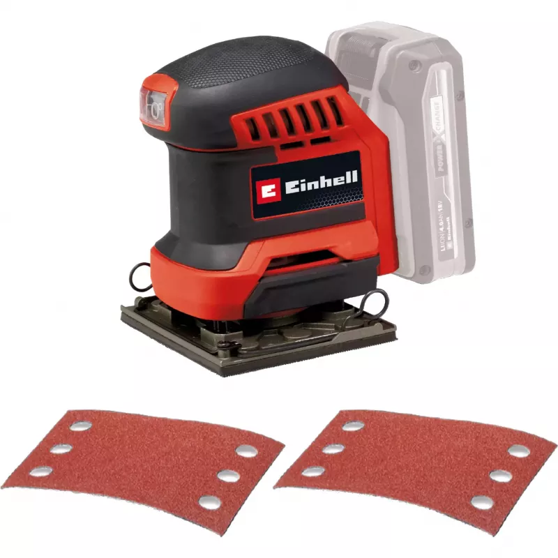Power X-Change akumuliatorinis rankinis svyruojantis šlifuoklis TE-OS 18/113 Li-Solo, 18V