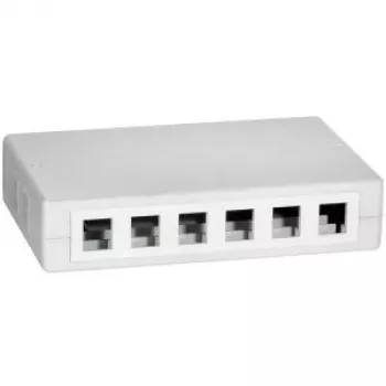 LOGILINK- Keystone paviršinis montavimo dėžutė 12 prievadų UTP, balta (NK4033)