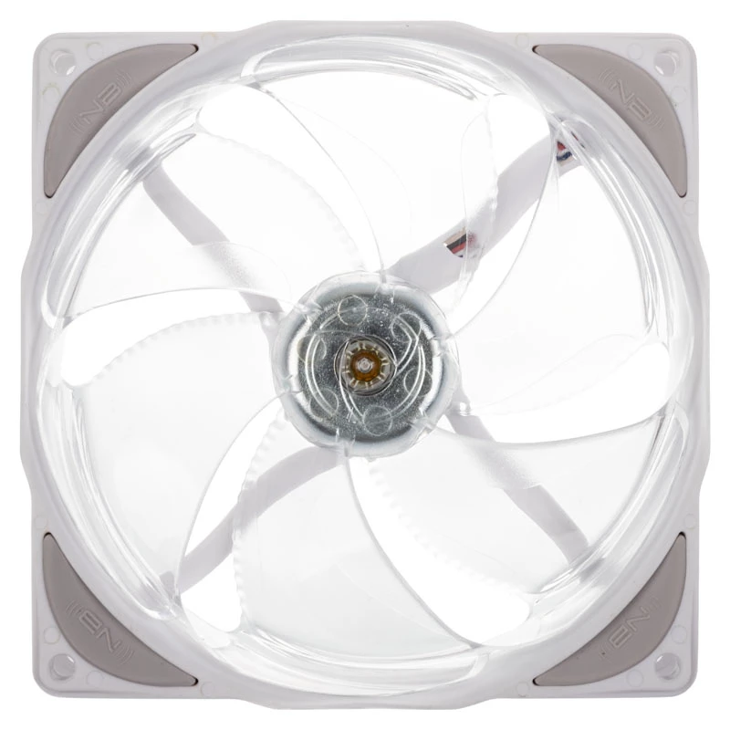 Fan Noiseblocker B12X-PS Kompiuterio korpuso ventiliatorius 12 cm Baltas