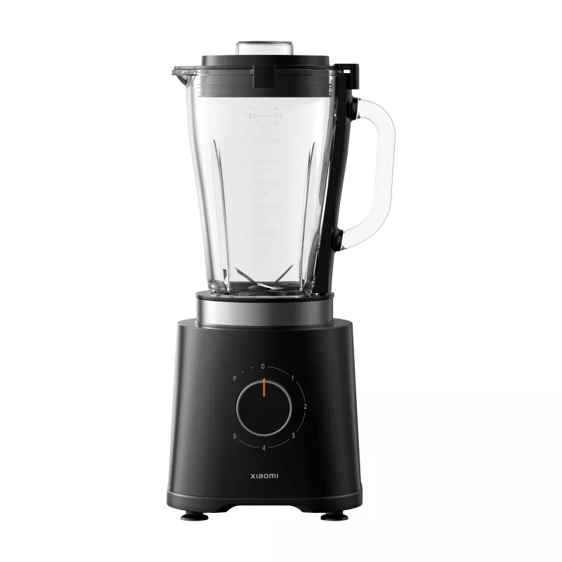 Virtuvinis blenderis Xiaomi BHR8936EU — 600 W, 1,75 L dubuo, 5 greičiai, sukamasis valdymas, nerūdijančio plieno peiliai, juodas
