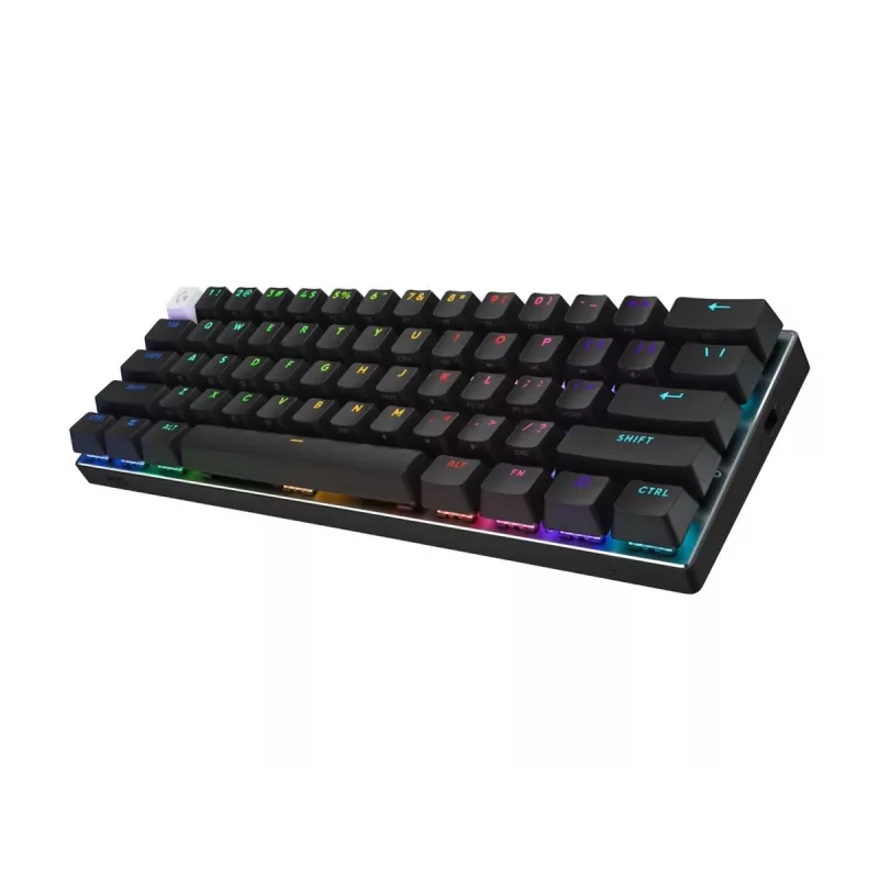 Logitech G PRO X 60 klaviatūra žaidimams USB RF Wireless Bluetooth QWERTZ vokiška balta