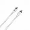 HYPER HyperJuice 240W Silikoninis USB-C į USB-C laidas (3 pėdos/1 m) - Baltas